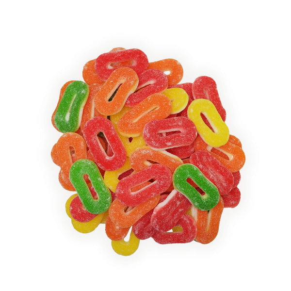Sour assorted rings - 1 kg