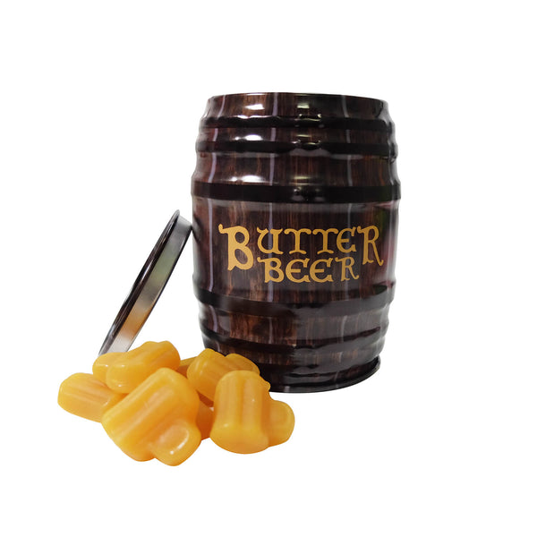 Butterbeer Chewy candy in Barrel tin