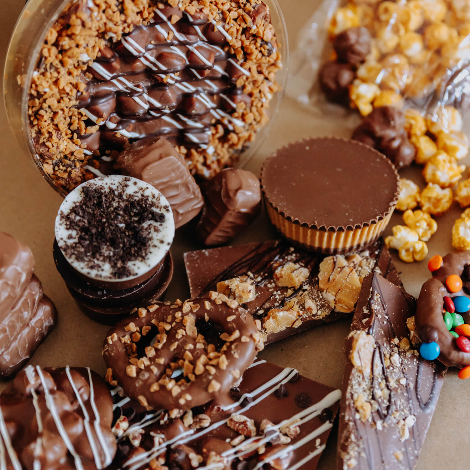 Chocolate Caramel Popcorn - 1 unit