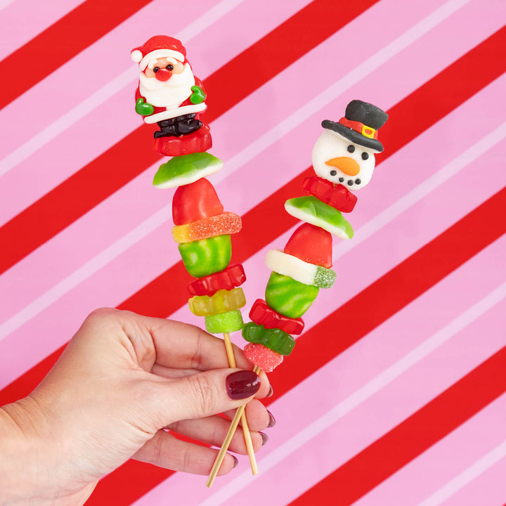 Brochettes de jujubes de Noël KandJu