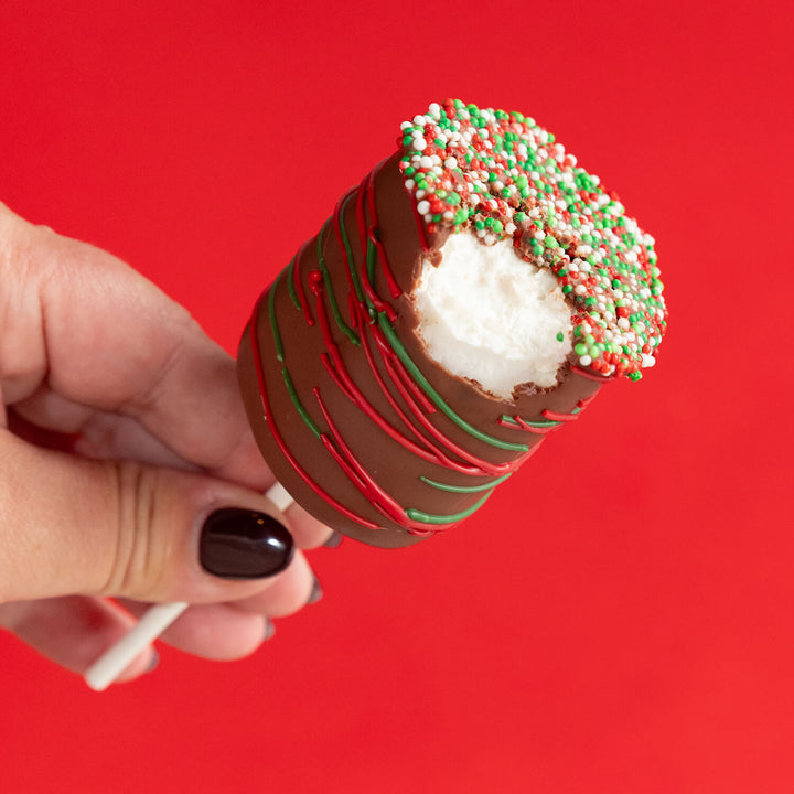 Guimauve géante enrobée de chocolat belge au lait