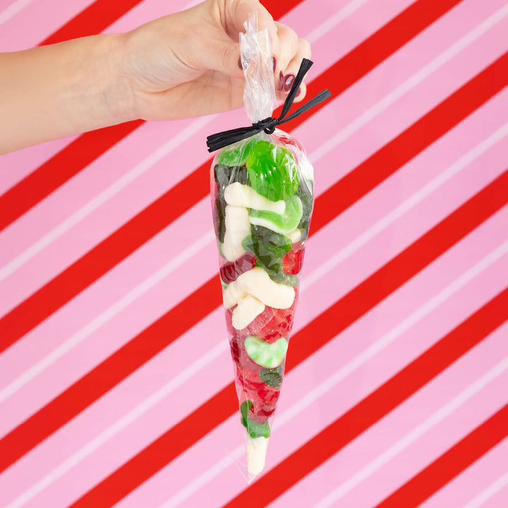 Cône de bonbons mélange de Noël