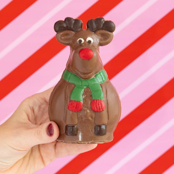 Moulage de chocolat belge en forme de renne