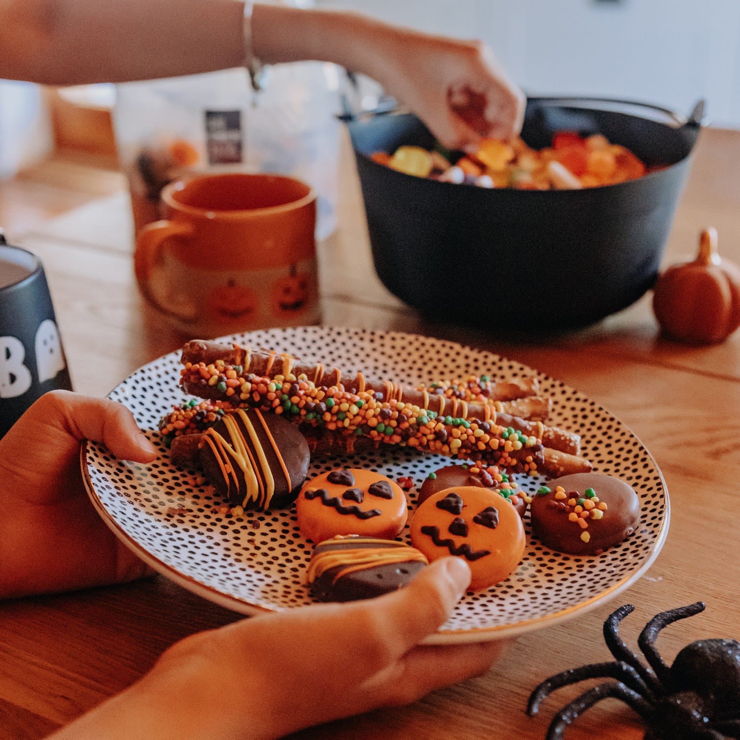 Chocolate-Covered Halloween Pretzels - Pack of 2