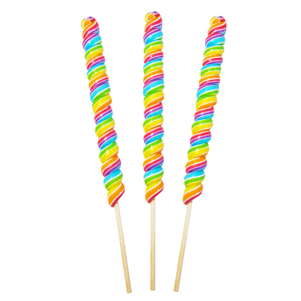 Rainbow Krazi twist lollipops - 3 units