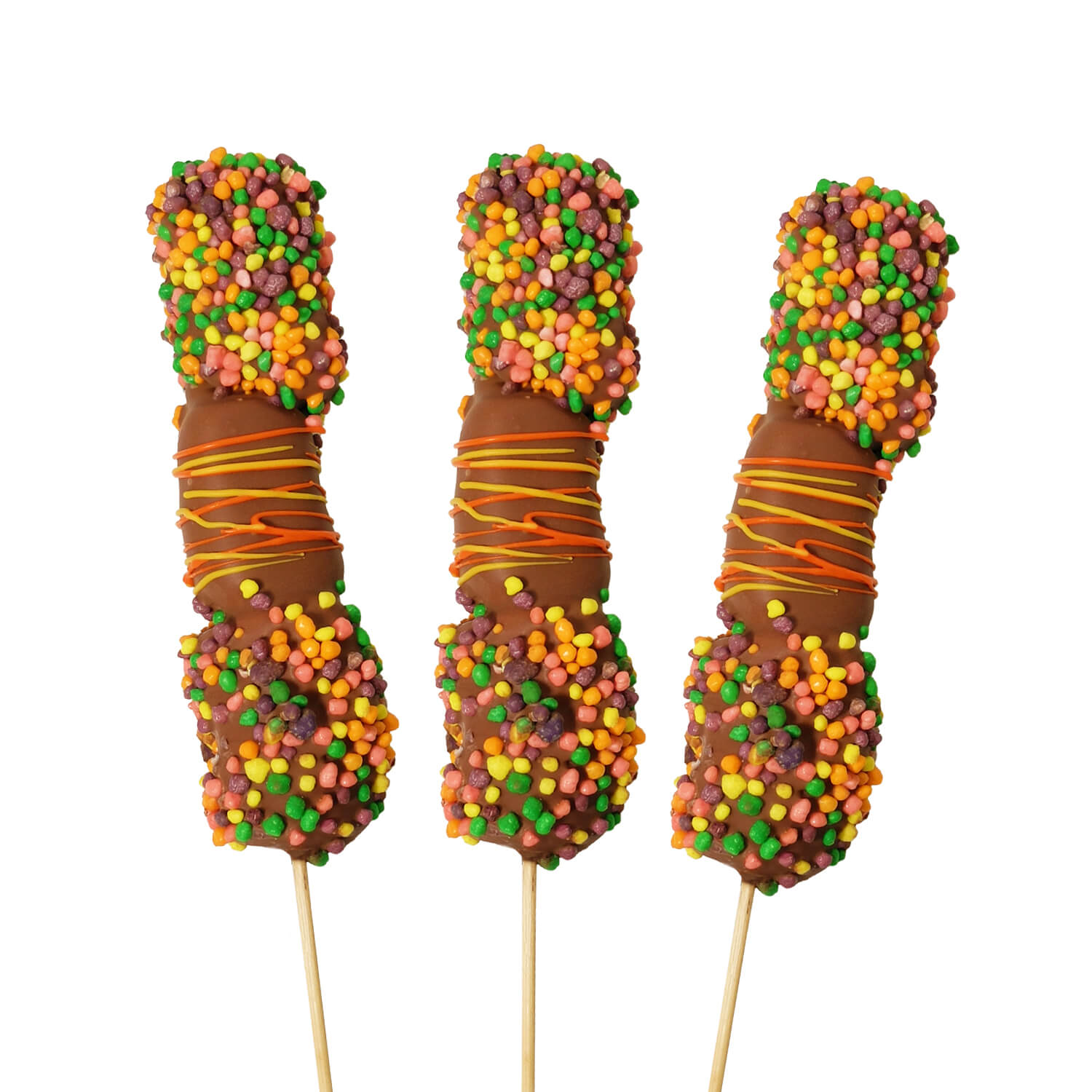 Halloween Milk Chocolate Marshmallows on Stick - 1 unit