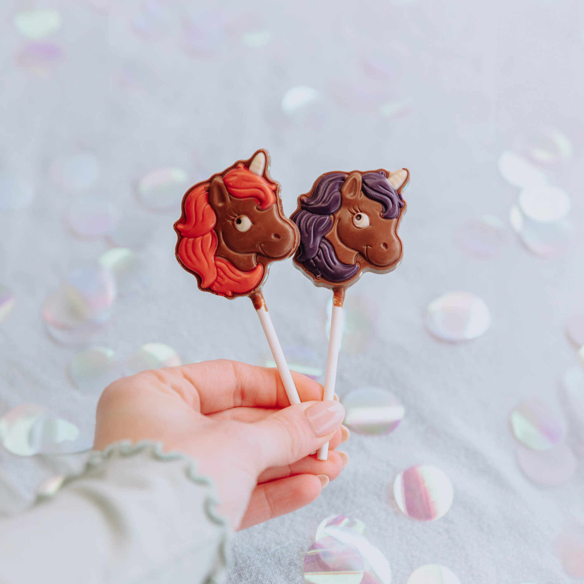 Belgian chocolate Unicorn lollipop - 1 unit