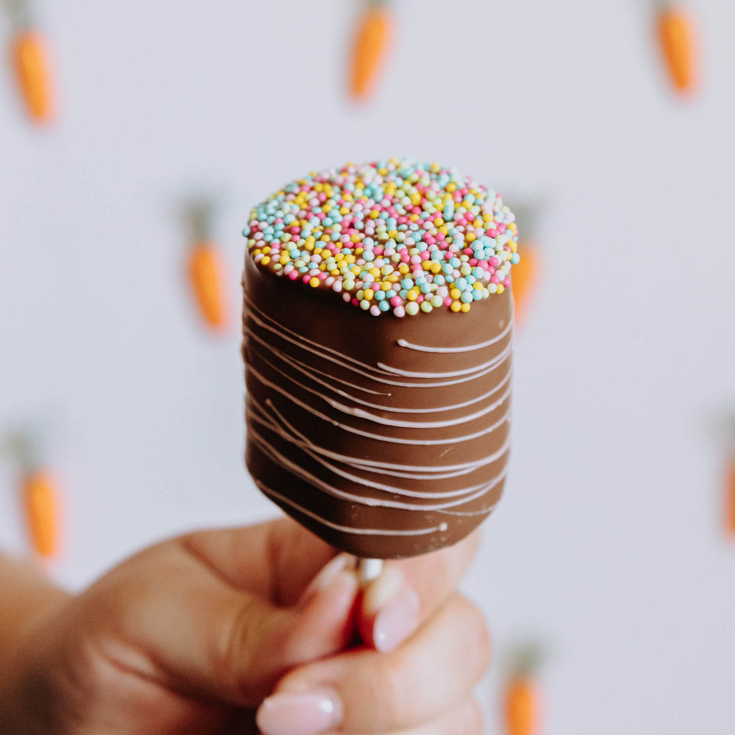 Easter jumbo Marshmallows on Stick - 1 unit