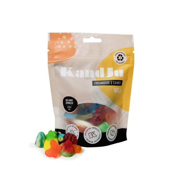 Gummy mix pouch bag - 160 g