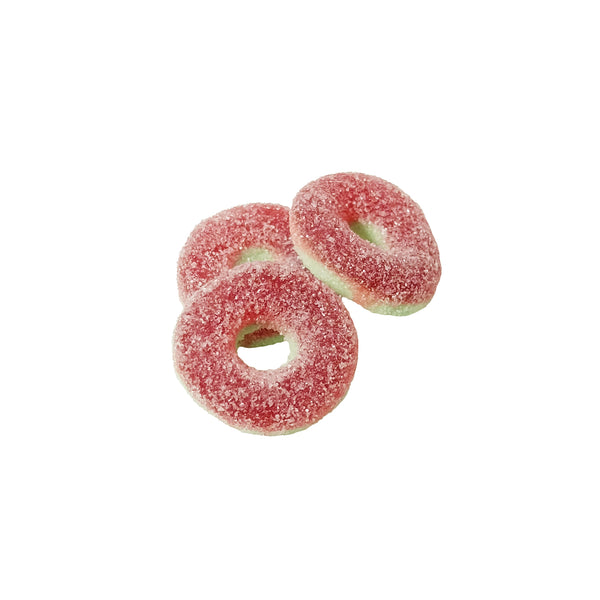 Anneaux Mojito à la fraise - jujube en vrac, sûr, saveurs de lime et fraise