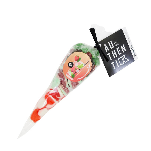 Strawberry Mojit'oh! cocktail cone - 225 g