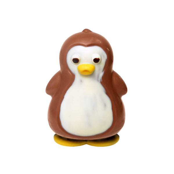 Moulage de chocolat belge en forme de pingouin