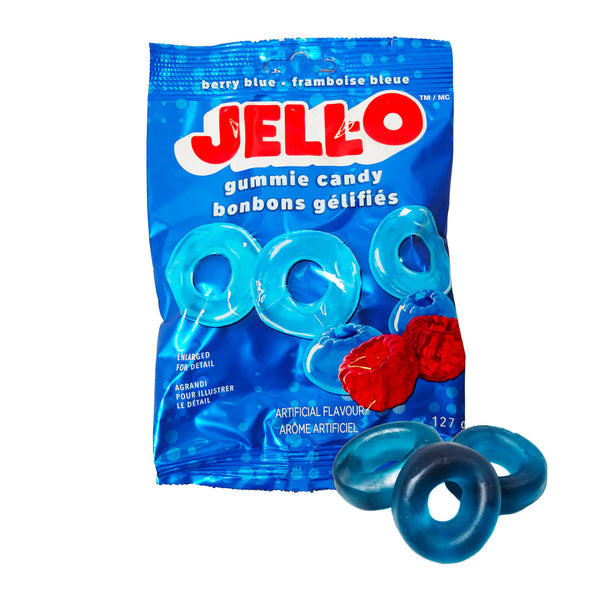 Jell-O Blue Raspberry Rings - 1 unit
