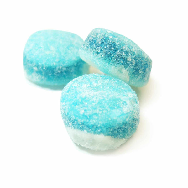 Sweet blue raspberry tarts