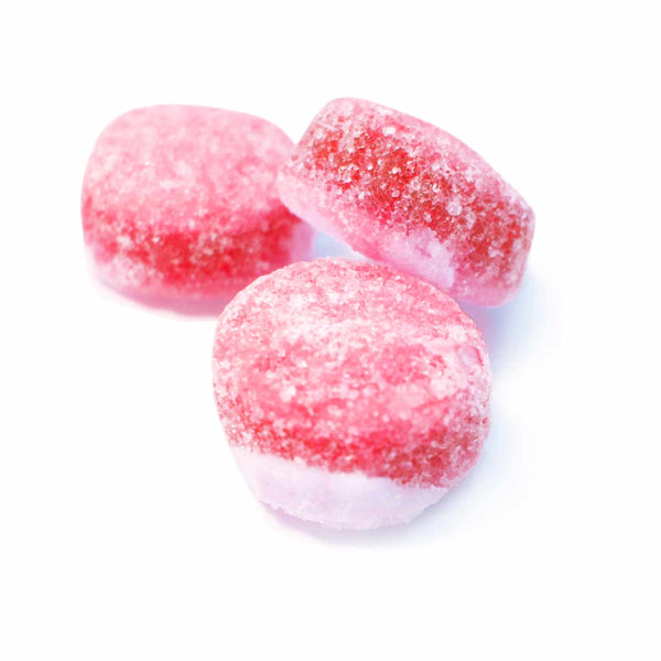 Tartes à la fraise sucrées - jujube en vrac, sablé, saveurs de fraise