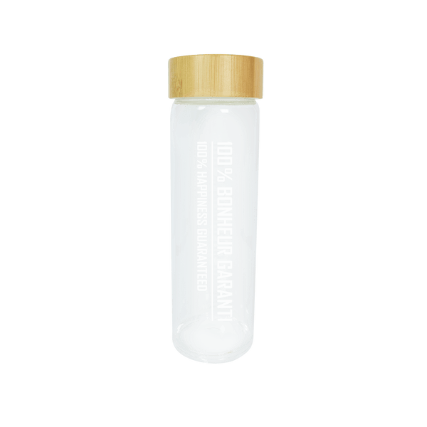 Empty large glass bottle