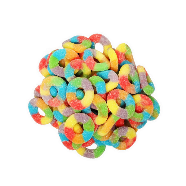 multicolor sour rings - 1kg
