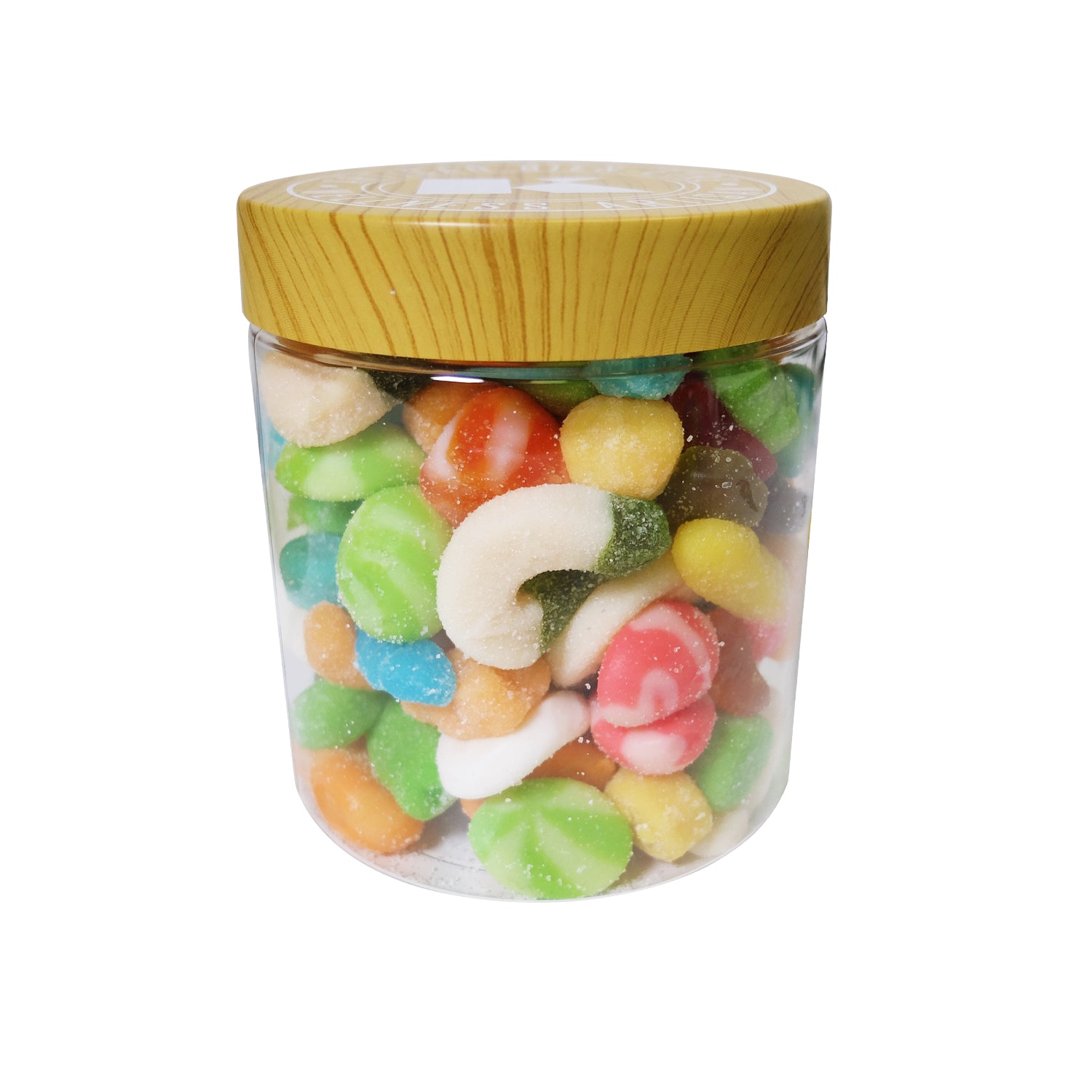 Easter mix jar with Imitation wood lid - 350 g