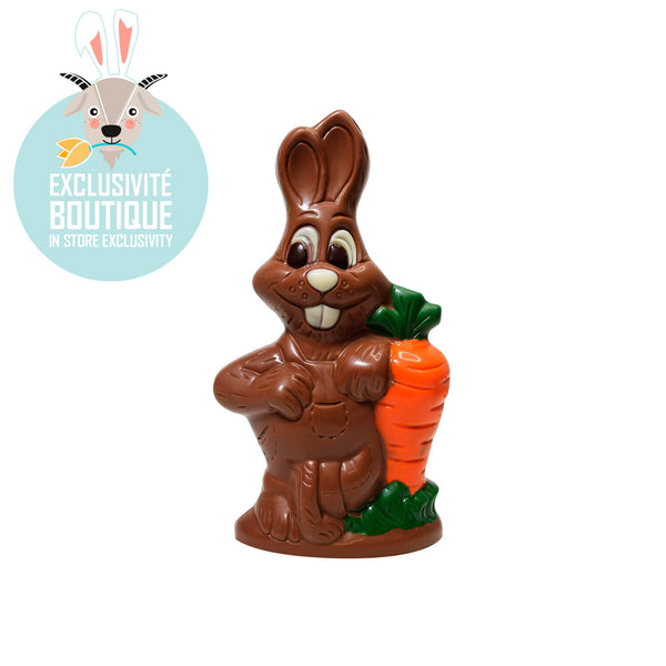 Gardener bunny made of belgian chocolate 150 g - 1 unit