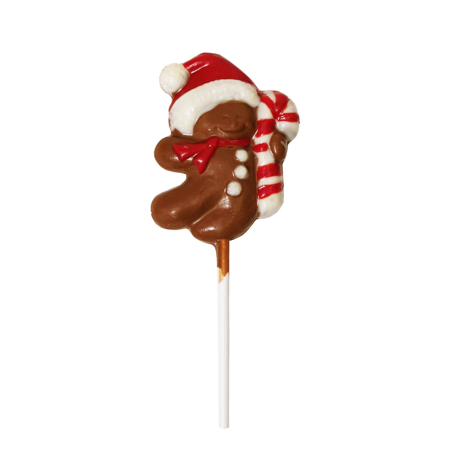 Belgian chocolate Snowman lollipop - 1 unit