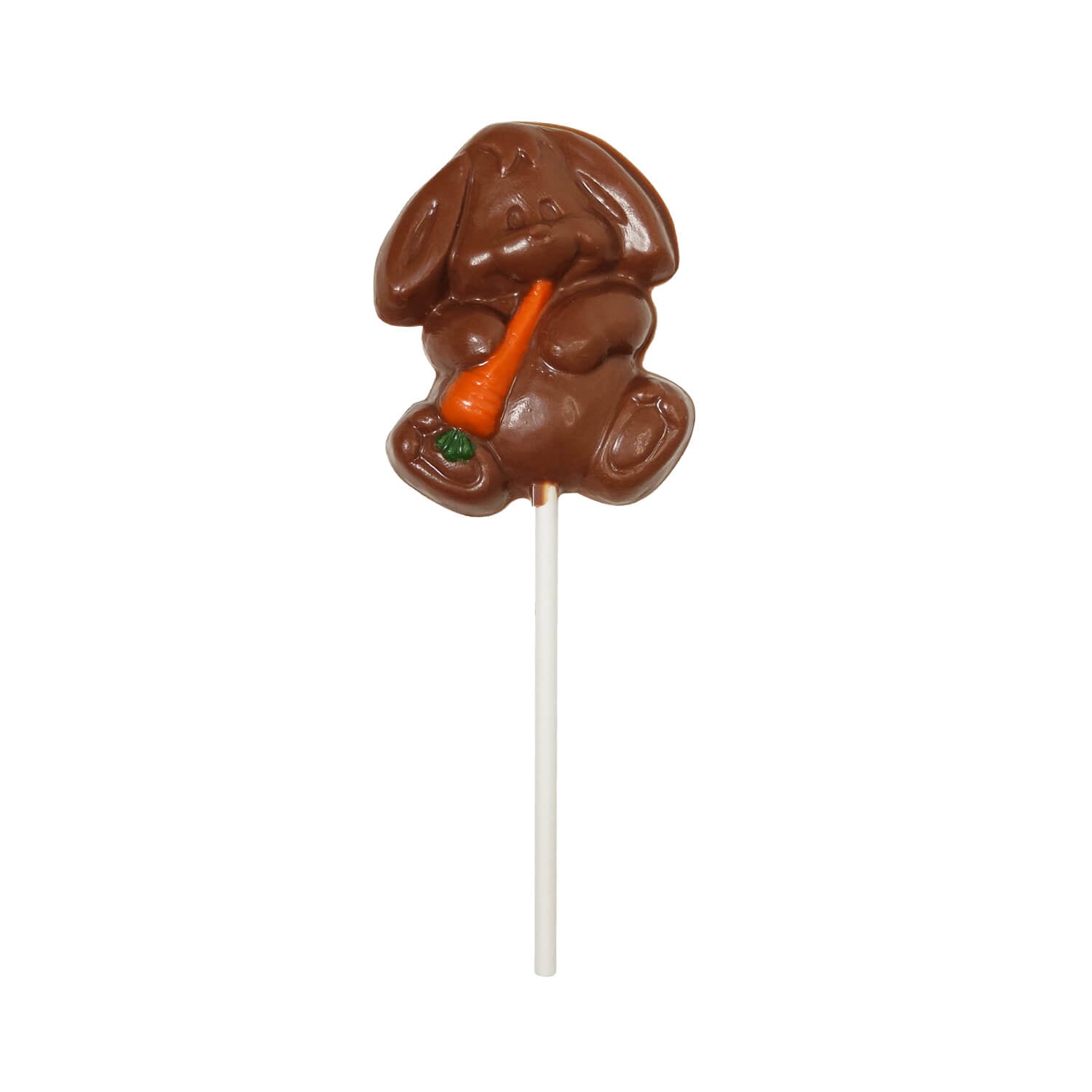 Belgian chocolate Bunny lollipop - 1 unit
