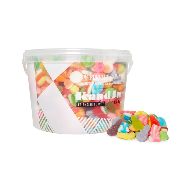 Oval bucket Easter mix - 1.4 kg