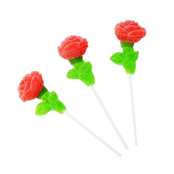Jelly rose lollipop - 1 unit