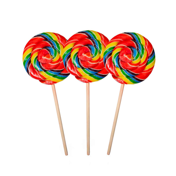 Sweet Whirl rainbow lollipop  - 3 units